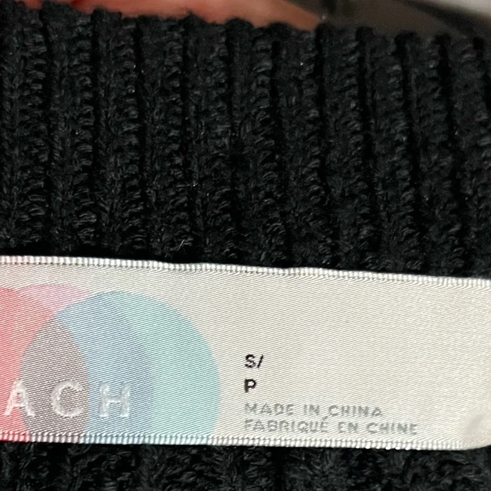 New*Free People Beach ‘Miranda’ Sleeveless Sweater/Short Set~SMALL ~in black - Picture 9 of 14